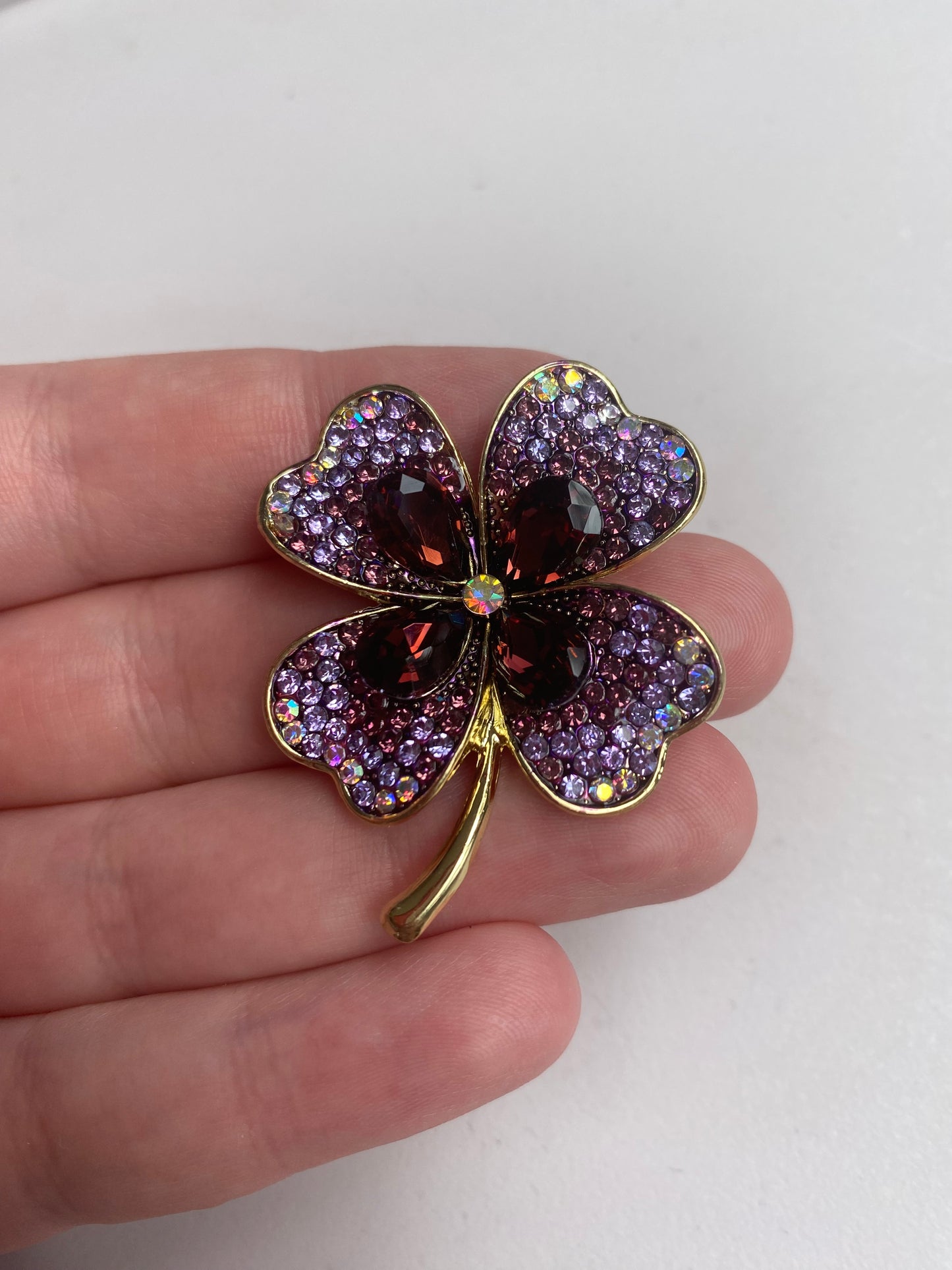 Dört Yaprak Yonca Broş