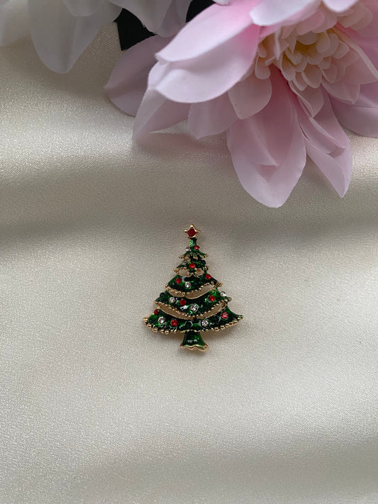 Yılbaşı Çam Ağacı Broş