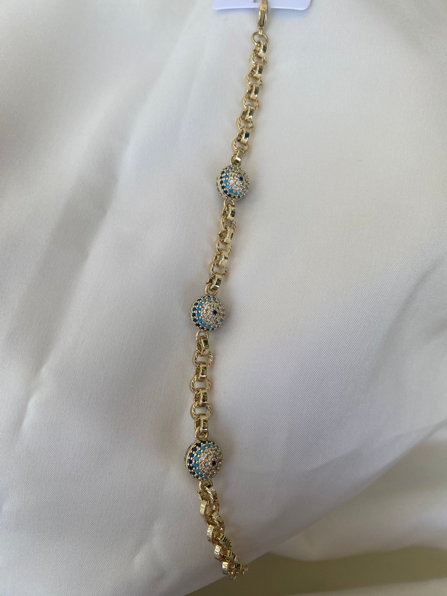Xuping üçlü nazar boncuğu bileklik